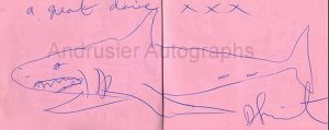 Damien Hirst autograph album